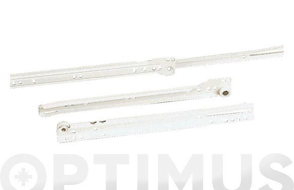 GUIA CAJON 1 MM BLANCA22-550 MM