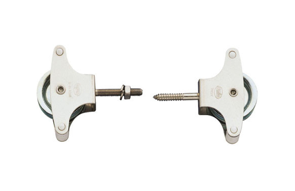 POLEA TENDEDERO CON TORNILLO INOX MODELO 20ROLDANA Ø 39 MM PLASTICO (2 UNID)