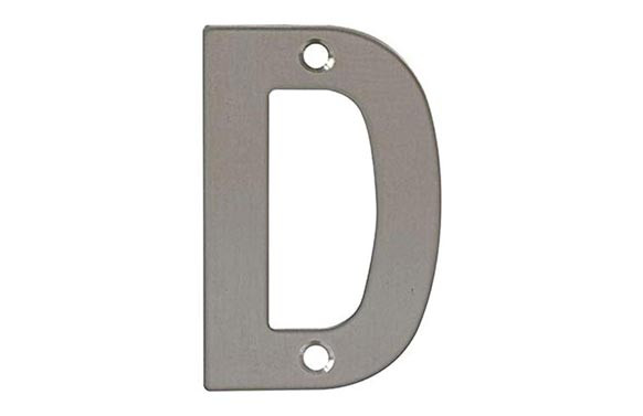 PLACA 4 INOX 18/8 AMIG (BL)LETRA D