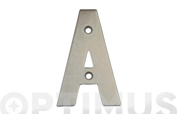 PLACA 4 INOX 18/8 AMIG (BL)LETRA E