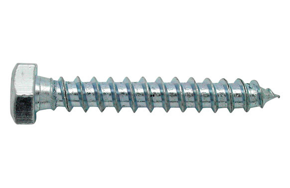 TIRAFONDO CABEZA HEXAGONAL ZINCADO (25 UN) 6X60 MM DIN-571