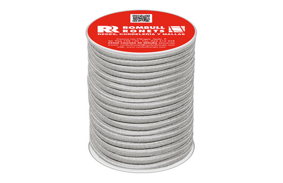 CUERDA ELASTICA LATEX BLANCA 6MM-25 MT