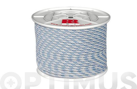 CUERDA POLIESTER TRENZADO CON ALMA Ø 6 MM 200 M BLANCO