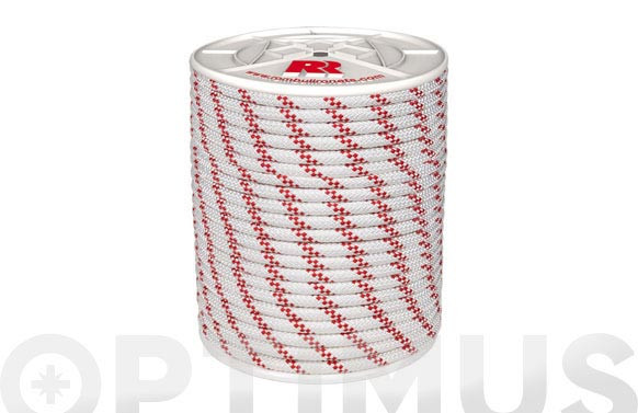 CUERDA POLIESTER TRENZADO CON ALMA Ø 10 MM 25 MT BLANCO