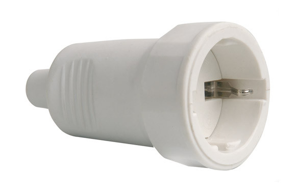 BASE GOMA 10/16A230V BLANCO