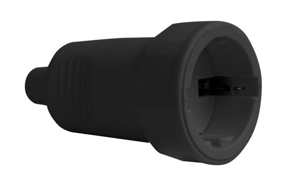 BASE MOVIL 16A250V NEGRO