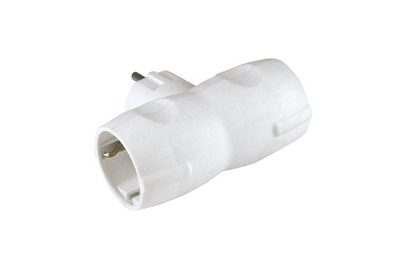 ADAPTADOR DOBLE SCHUKO 16A250V