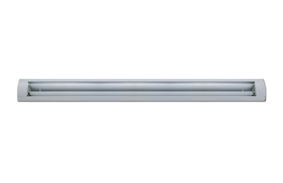 LUMINARIA FLUORESCENTE AMALTEA ALUMINIO2 X 18W