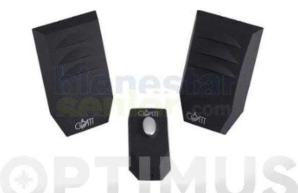 TIMBRE S/H 1 PULSADOR + 2 RECEPAF151140