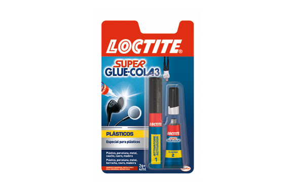 ADHESIVO INSTANTANEO SUPER GLUE-3 PLASTICOS DIFICILES