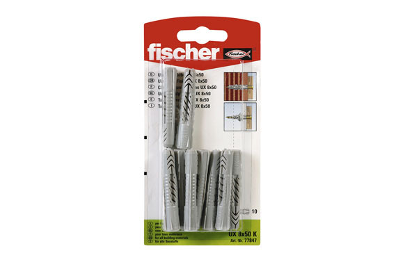 TACO NYLON UX CON REBORDE BLISTER UX 5X30RK (20 UNIDADES)