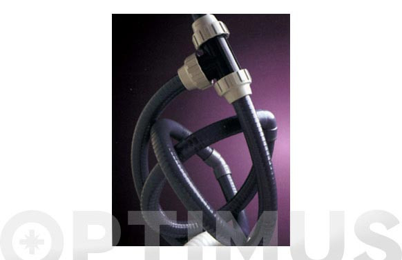 TUBERIA FLEXIBLE PVC HIDROTUBO Ø13X16 BLANCO
