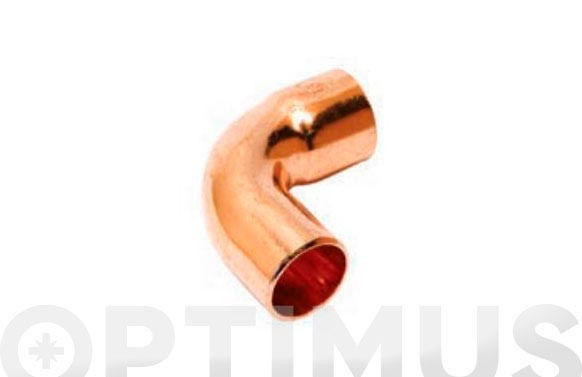 CURVA 90º MACHO-HEMBRA COBRE Ø22 MM  2UD