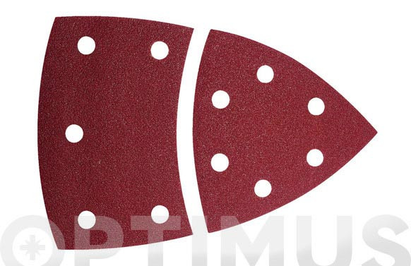 LIJA DELTA ADHERENTE MADERA METAL  GR 80 10 UDS 95 MM + BASE
