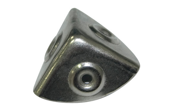 CANTONERA NIQUELADA 4 PZ 22X22 MM.