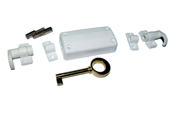 CERRADURA FALLEBAS BLANCA