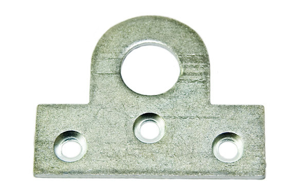 PLACA COLGADOR H.ZINC (4 PZ) HORIZONTAL