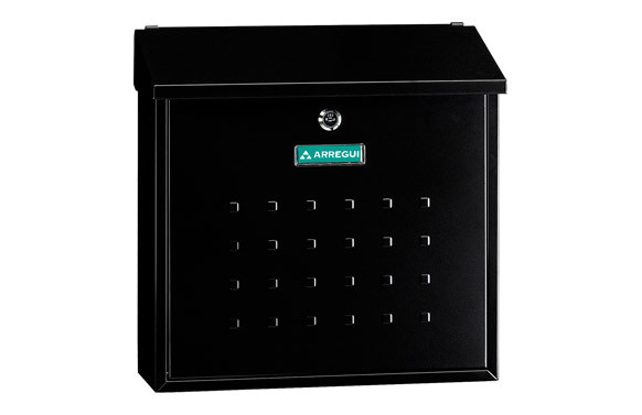 BUZON EXTERIOR ACERO PREMIUM MAXI NEGRO