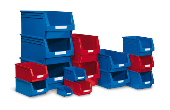 GAVETA APILABLE PLASTICO N.51 ROJA 170 X 100 X 80 MM. 0,8 LITROS
