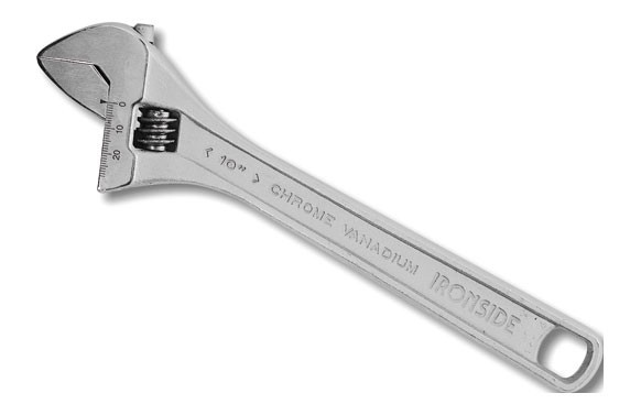 LLAVE AJUSTABLE 6\" - 150 MM. MILIMETRADA ACERO CROMO VANADIO
