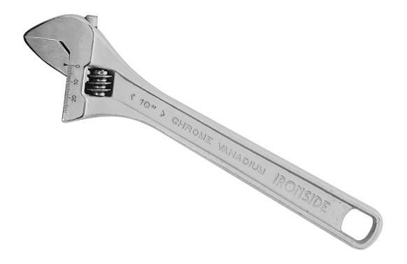 LLAVE AJUSTABLE 10\" - 250 MM. MILIMETRADA ACERO CROMO VANADIO