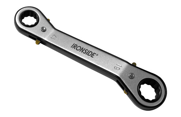 LLAVE ESTRELLA DE CARRACA ACODADA 8 X 9 MM. CROMO VANADIO