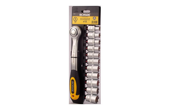 LLAVE CARRACA PROF. IRONSIDE 52 DIENTES, C/11 VASOS