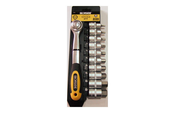 PUNTAS HEXAGONAL 11 PCS IRONSIDE C/LL CARRAC 72DT