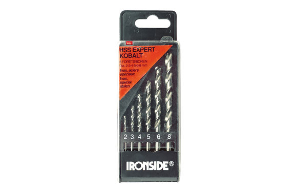 BROCAS HSS COBALTO 6 PIEZAS Ø 2-3-4-5-6-8
