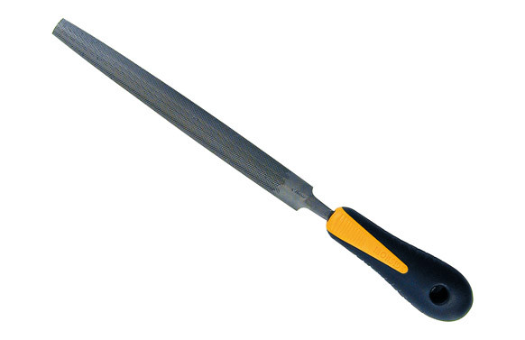 LIMA MEDIA CAÑA ENTREFINA 150 MM 6\" MANGO BICOMPONENTE