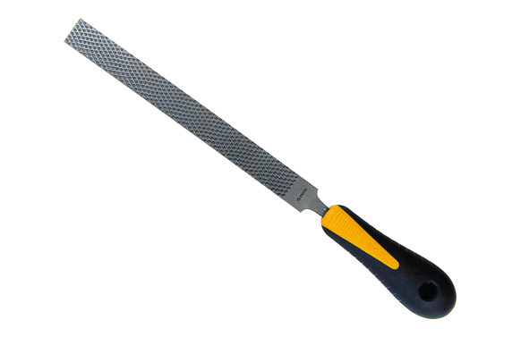 ESCOFINA PLANA BASTA 200 MM 8\" MANGO BICOMPONENTE