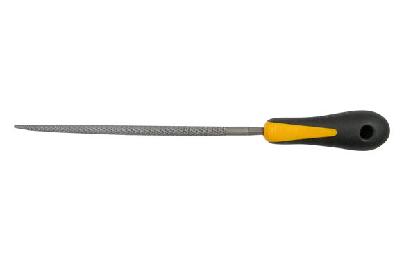 ESCOFINA REDONDA ENTREFINA 200 MM 8\" MANGO BICOMPONENTE