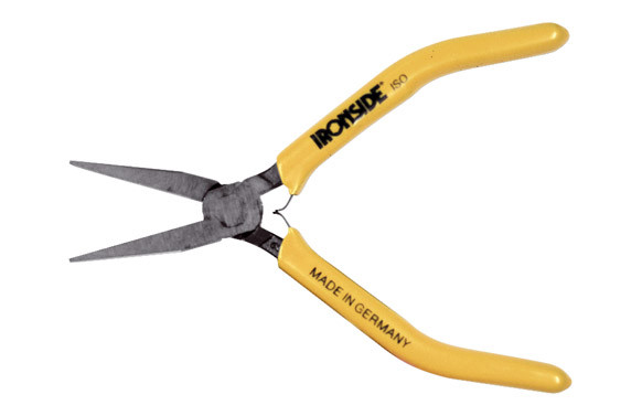 ALICATE BOCA PLANA PARA ELECTRONICA Y PRECISION 130 MM MANGO RECUBIERTO DE PVC