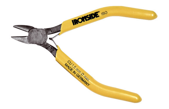 ALICATE CORTE DIAGONAL P/ ELECTRONICA Y PRECISION 110 MM MANGO RECUBIERTO DE PVC