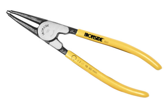 ALICATE PARA ARANDELAS INTERIORES BOCA RECTA J1 140 MM MANGO RECUBIERTO DE PVC
