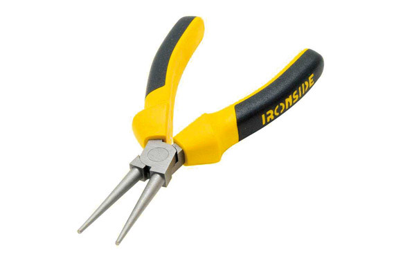 ALICATE BOCA REDONDA LARGA 160 MM MANGO BICOMPONENTE