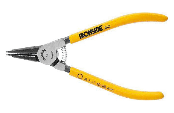 ALICATE PARA ARANDELAS EXTERIORES BOCA RECTA A1 135 MM MANGO RECUBIERTO DE PVC