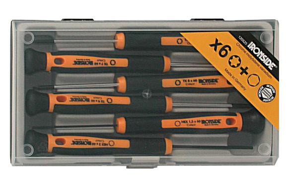 DESTORNILLADOR PRECISION JUEGO 6 PIEZAS TX / HEX