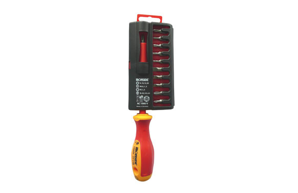 DESTORNILLADOR MAGNETICO AISLADO 1000 V INCLUYE 11 PUNTAS