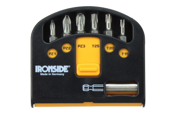 PUNTAS ATORNILLAR 7 PIEZAS / ESTUCHE ERGONOMICO PZ 1-2-3 / TX 15-20-25