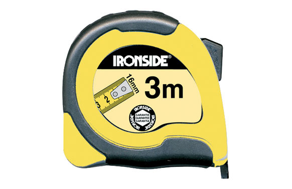 FLEXOMETRO ABS / BICOMPONENTE 3 M X 16 MM. CON FRENO, CINTA IMPRESA A DOS CARAS