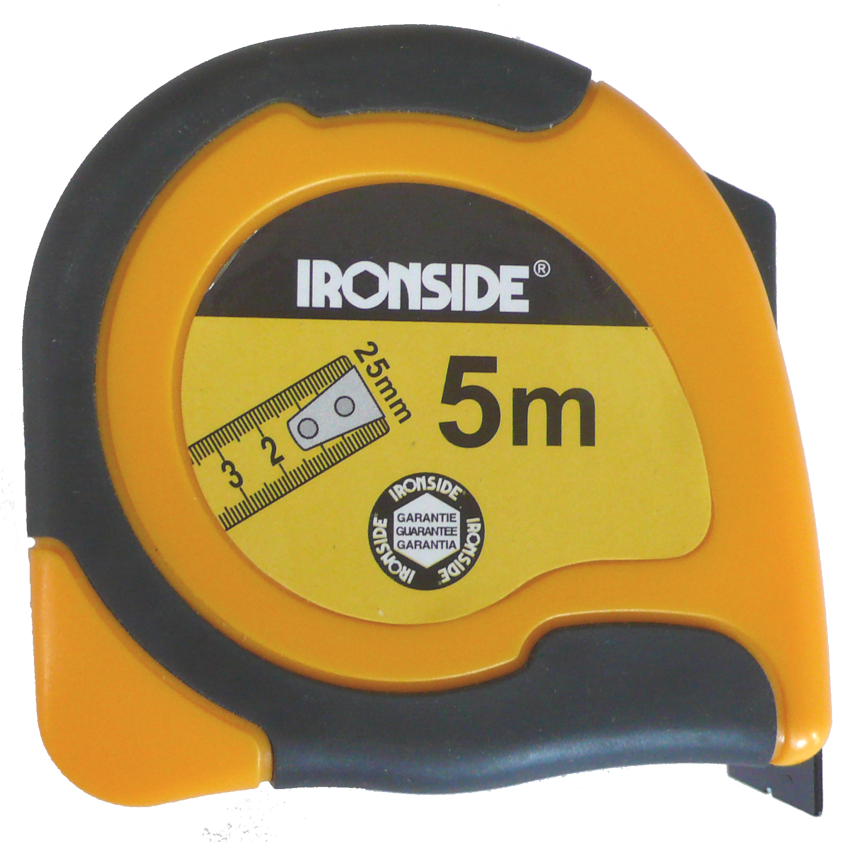 FLEXOMETRO ABS / BICOMPONENTE 5 M X 25 MM. CON FRENO, CINTA IMPRESA A DOS CARAS