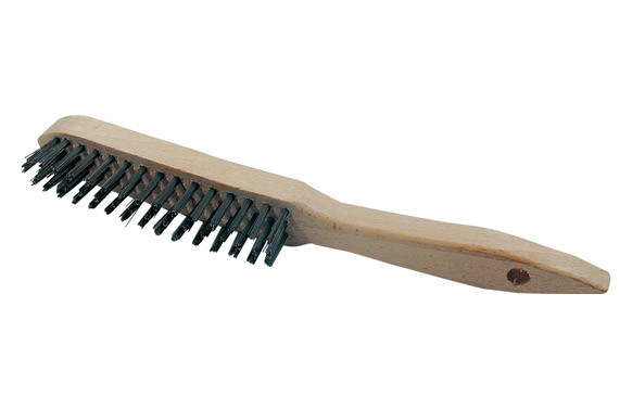 CEPILLO ACERO RECTO MANGO MADERA 0,35 2 HILERAS