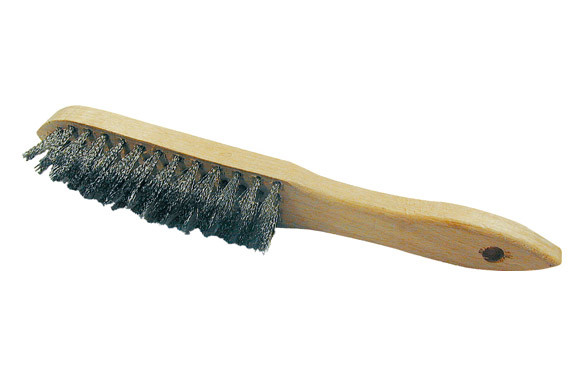 CEPILLO ACERO ONDULADO MANGO MADERA 0,30 3 HILERAS