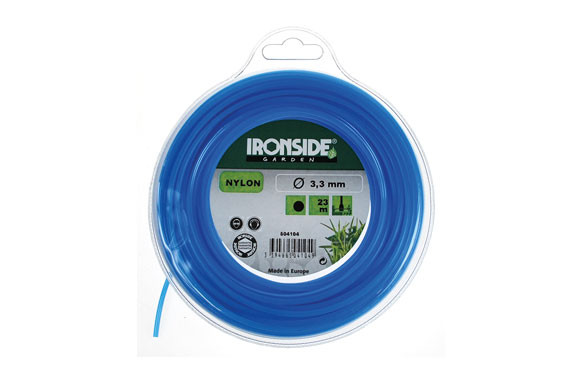 HILO NYLON REDONDO Ø 3,3 MM., 23 M. ROJO O AZUL