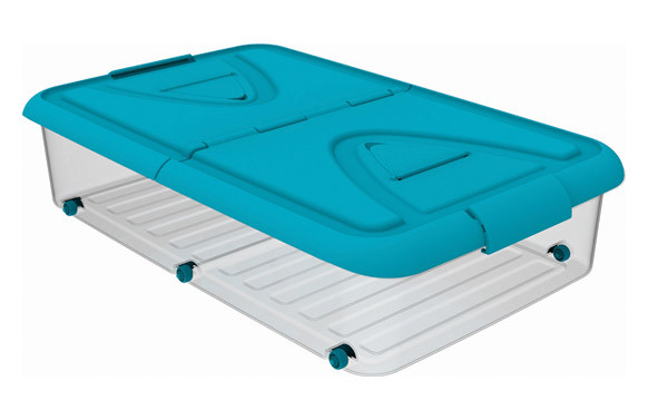 CAJA MULTI-BOX 60 L CON RUEDAS AZUL