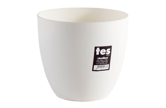 MACETA/CUENCO Ø18CM TES BLANCO