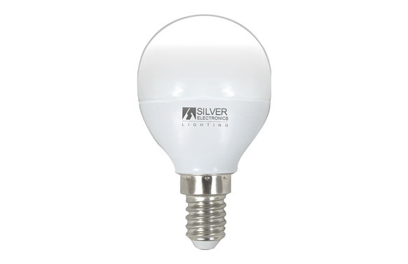LAMPARA LED ESFERICA MINI 4,5W E-14 LUZ BLANCA (5000K)