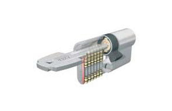 CILINDRO T60 NIQUEL LLAVE PUNTOS30-40