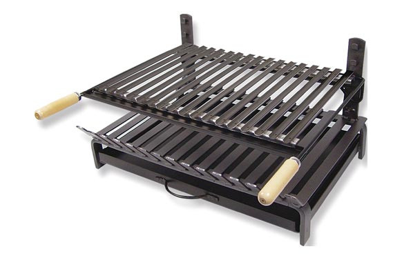 PARRILLA BARBACOA CON PARRILLA HIERRO 60 X 43 X 33 CM